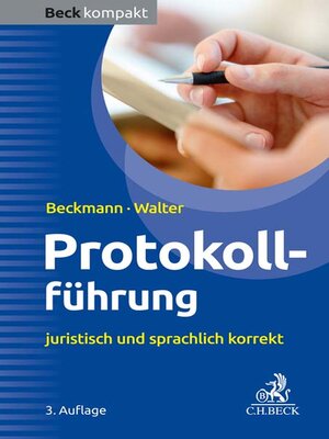 cover image of Protokollführung